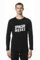 Spacer Męski - ciemny longsleeve