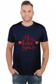 T-shirt męski na walentynki