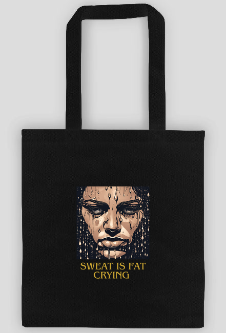 Sweat is fat crying