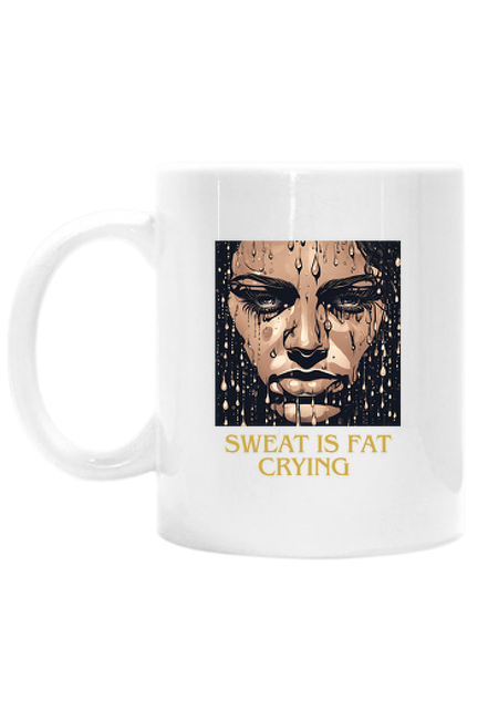 Sweat is fat crying