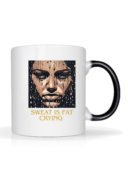 Sweat is fat crying