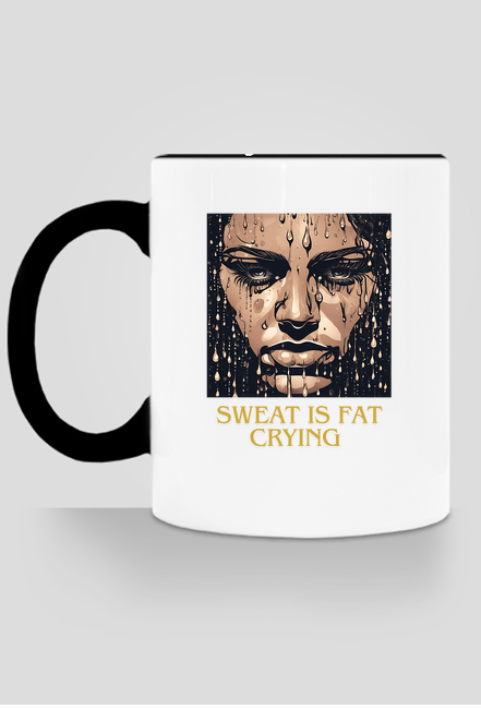 Sweat is fat crying