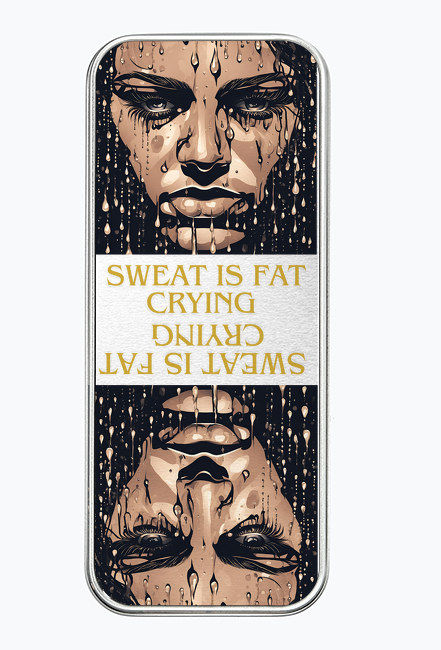 Sweat is fat crying