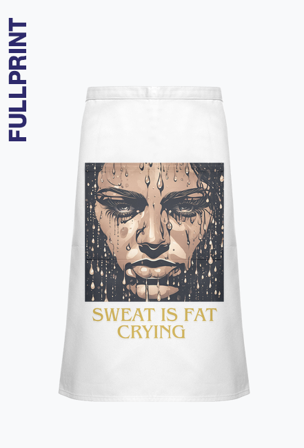 Sweat is fat crying