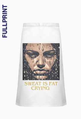 Sweat is fat crying