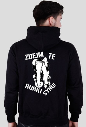 Fullcap & rurki (czarna) - bluza