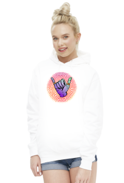 Hoodie Smile Hand Light