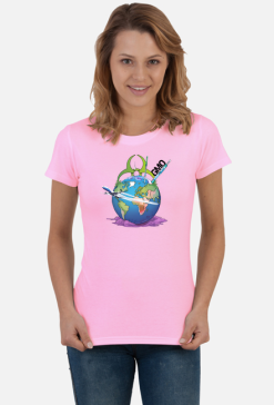 T-shirt Earth GMO Light