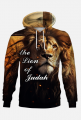 the Lion of Judah - bluza z kapturem FullPrint