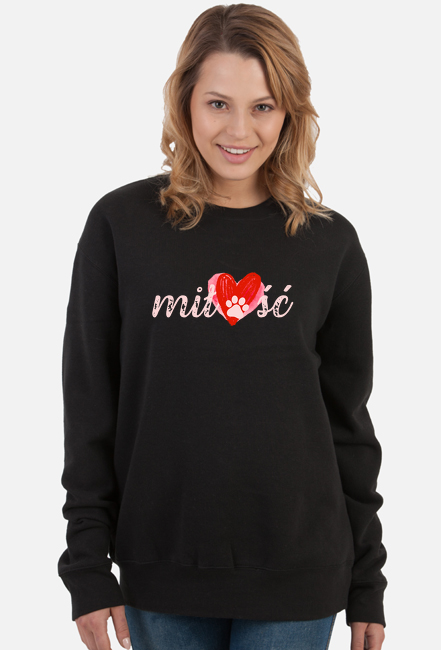 Miłość. Bluza damska