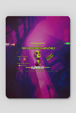 PODKŁADKA POD MYSZ 'RAVE FREQUENCIES'