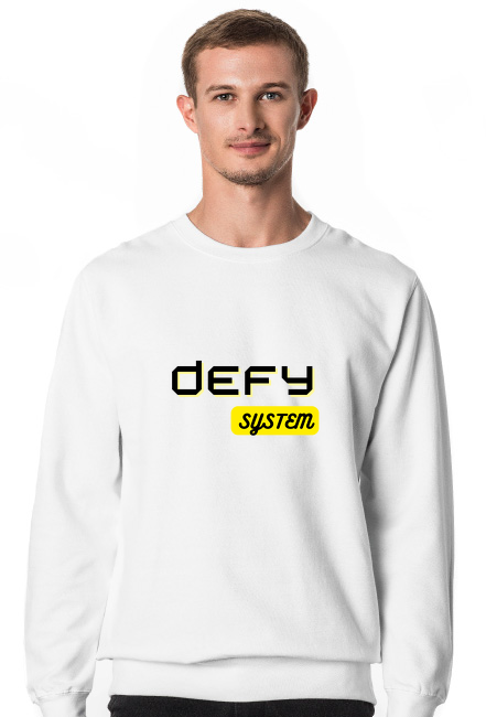 Bluza męska bez kaptura Defy System