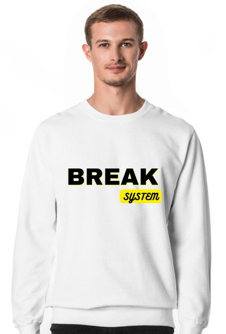 Bluza męska bez kaptura Break System