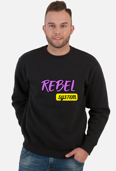 Bluza męska bez kaptura Rebel System
