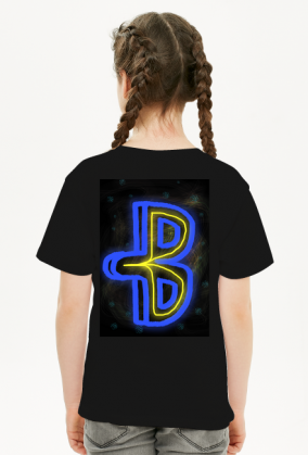 Koszulka ze wzorem B Team (obustronna)