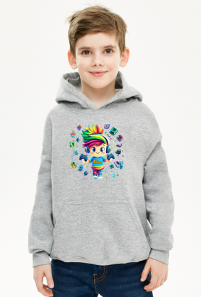 Bluza chłopięca z kapturem ROBLOX