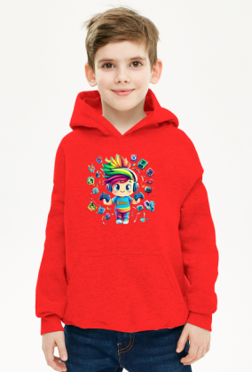 Bluza chłopięca z kapturem ROBLOX