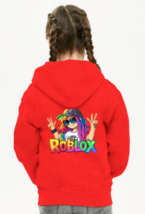 Bluza dziewczęca rozsuwana ROBLOX