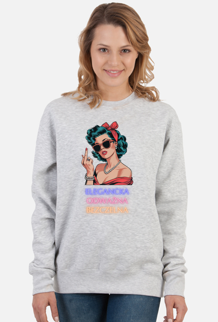Bluza damska bez kaptura Dama
