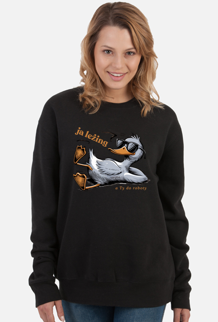 Bluza damska bez kaptura Kaczor