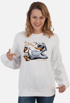 Bluza damska bez kaptura Kaczor