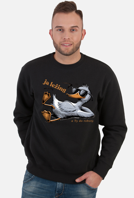 Bluza męska bez kaptura Kaczor