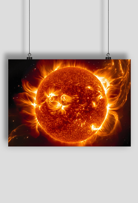 Plakat A1 84x59 Rozbłysk Słońca