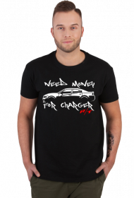 Koszulka Need Money For Charger Czarna