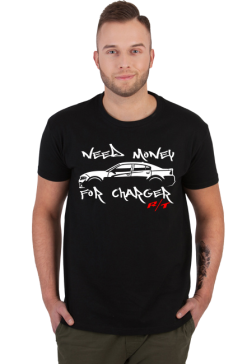 Koszulka Need Money For Charger Czarna