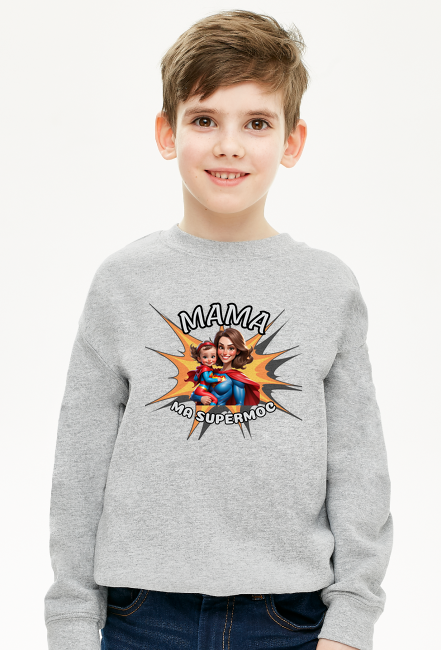 Bluza chłopięca bez kaptura Mama
