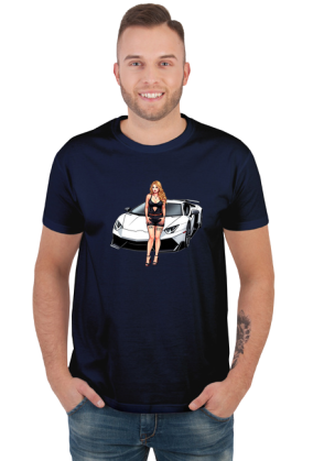 Fast Girl Hot Car