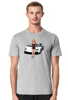 Fast Girl Hot Car