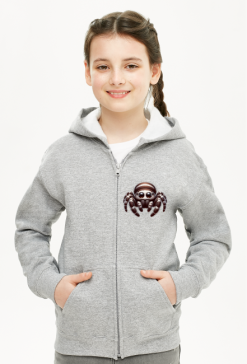 Bluza rozpinana pająk słodki skakun UNISEX