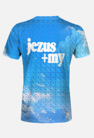 jezus + my niebiańska t-shirt męski