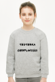 Bluza testerka z napisem