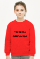 Bluza testerka z napisem