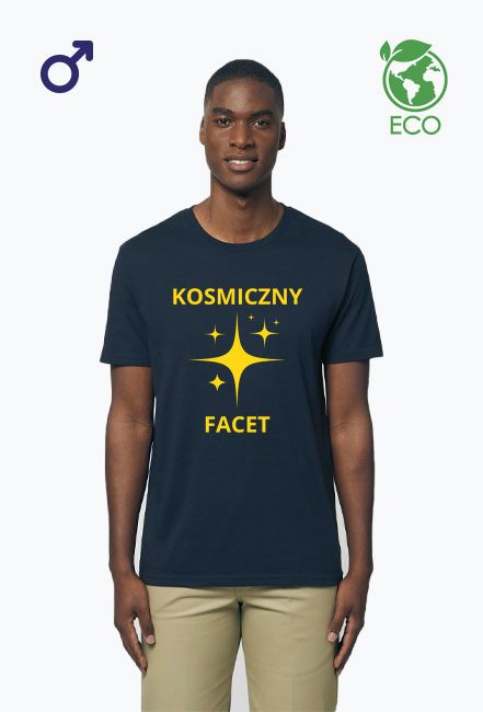 ECO Koszulka męska Kosmiczny Facet