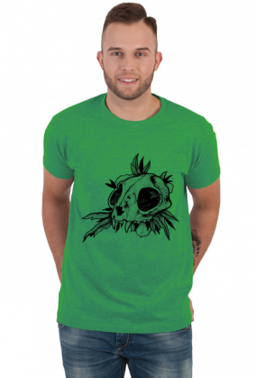 Koszulka Kocia czaszka, T-shirt Kitten skull