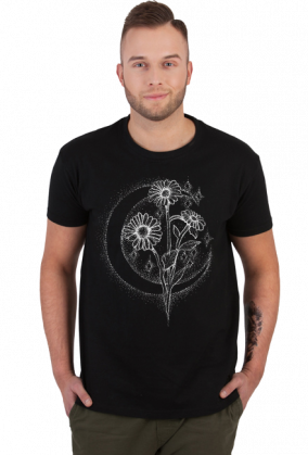 Koszulka Stokrotki księżycowe_n, T-shirt Moon daisies_n