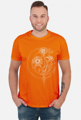 Koszulka Stokrotki księżycowe_n, T-shirt Moon daisies_n