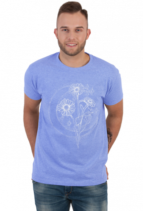 Koszulka Stokrotki księżycowe_n, T-shirt Moon daisies_n