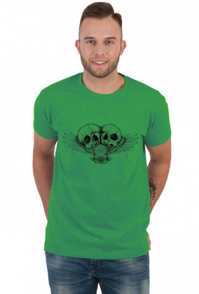 Koszulka Janusowa czaszka, T-shirt Janus skull