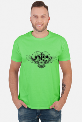 Koszulka Janusowa czaszka, T-shirt Janus skull