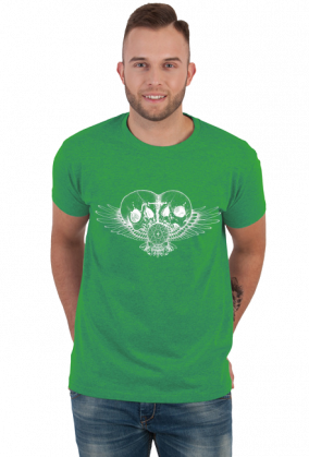 Koszulka Janusowa czaszka_n, T-shirt Janus skull_n