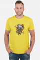 Koszulka Płonąca wampirza czaszka, T-shirt Flaming vampire skull