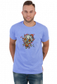 Koszulka Płonąca wampirza czaszka, T-shirt Flaming vampire skull
