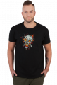 Koszulka Płonąca wampirza czaszka, T-shirt Flaming vampire skull