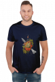 Koszulka Słowik na jarzębinie, T-shirt Nightingale on the rowan tree