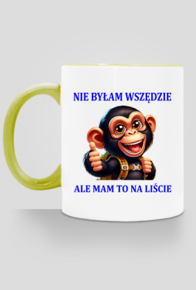 Magiczny kubek NIE BYŁAM WSZĘDZIE