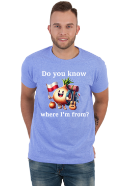 T-shirt WHERE I'M FROM męski
